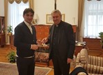 Susret biskupa Mrzljaka i Zlatka Dalića