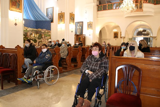 Osobe s invaliditetom tradicionalno na Štefanje na misi u varaždinskoj katedrali