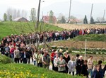 Pobožnost križnog puta po župi Ivanec