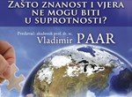 Pozivamo: U Varaždinu tribina akademika Paara o odnosu znanosti i vjere