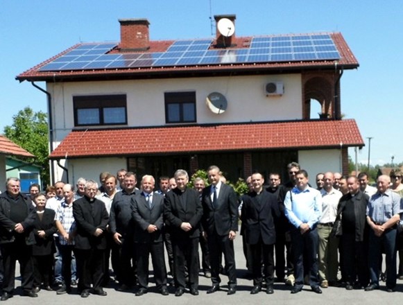 Blagoslov solarnih elektrana u župi Novo Virje